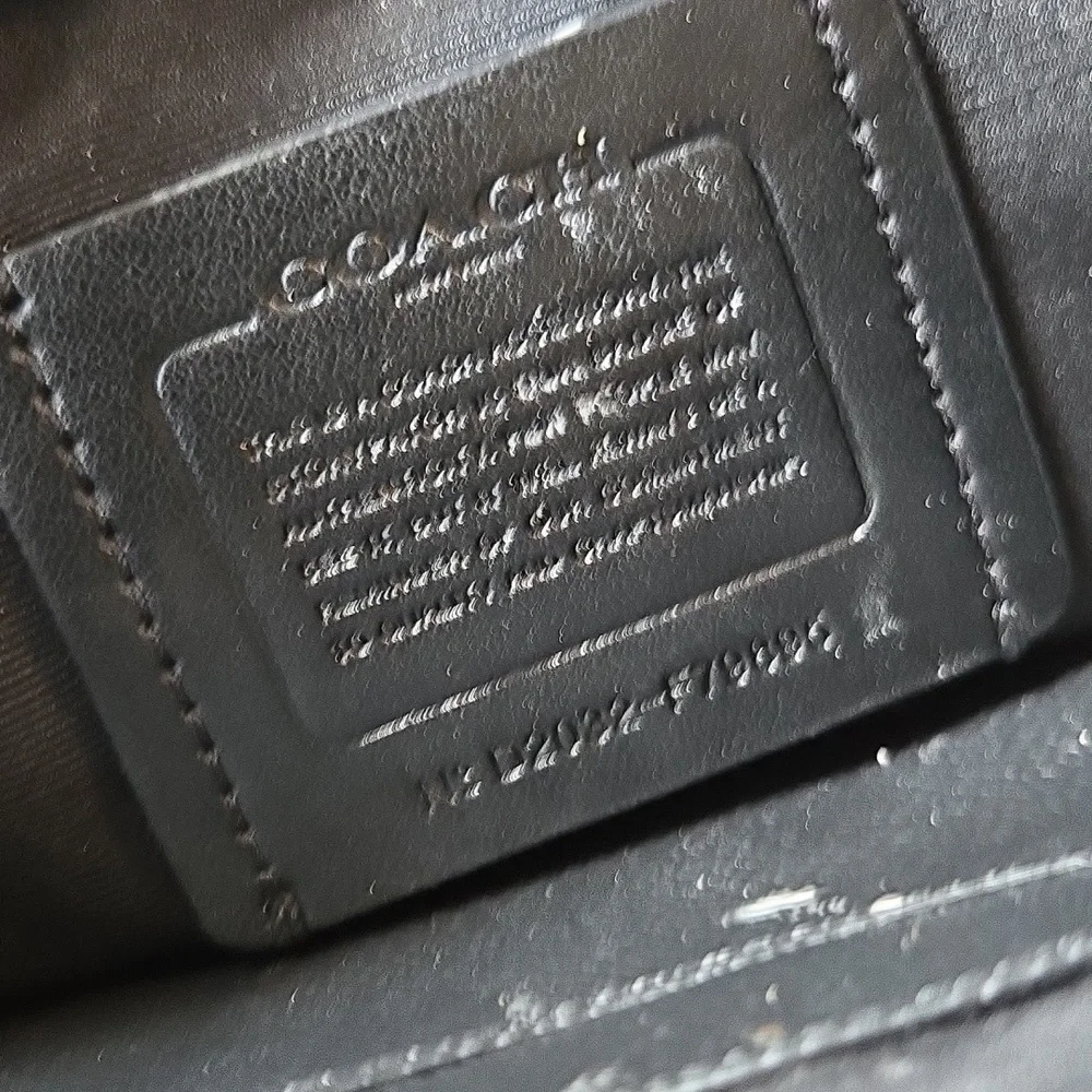 Coach Black Leather Clutch/Wristlet - Picture 4 of 4